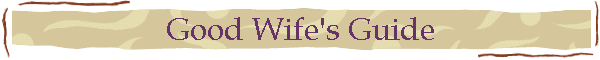 Good Wife's Guide